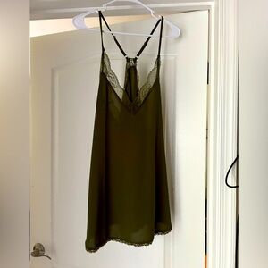 TARGET: Green Lace tank